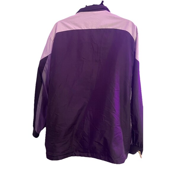 Vintage Washington Redskins Jacket Adult XL Black Gray White Windbreaker NFL - Picture 8 of 12